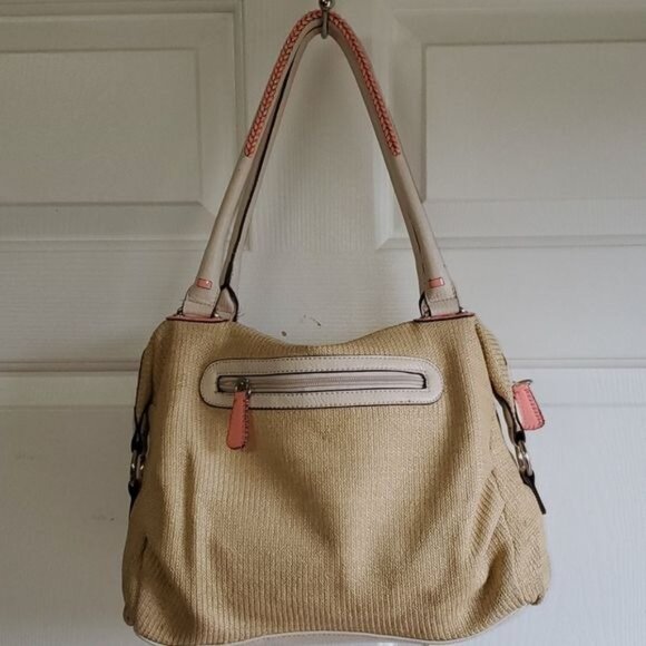 Jessica Simpson Bag Jasmine Straw Satchel Purse Shoulder Handbag WOMEN'S WOMAN'S - Picture 4 of 13